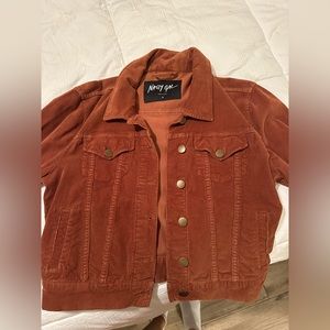 Women’s Burnt Orange Corduroy Jacket
